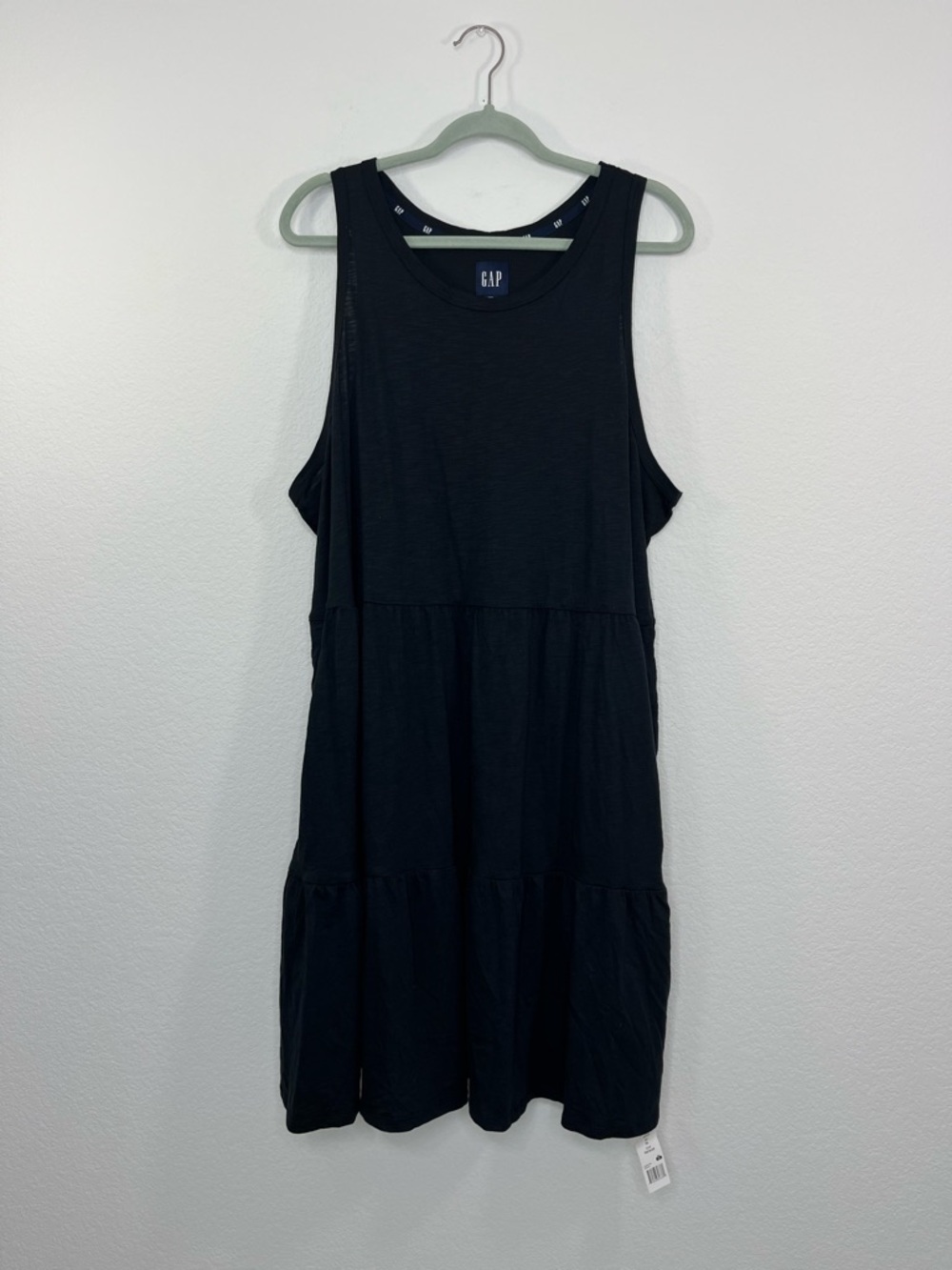 GAP NWT Tiered Dress Black size XXL - Picture 2 of 8